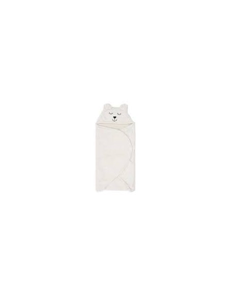 Couverture portefeuille Bear Oatmeal Jollein | Nid d'ange bébé