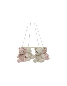 Mobile teddy bear wild rose/naturel - Jollein