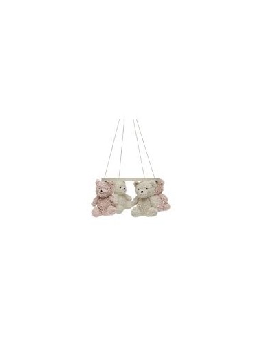 Mobile teddy bear wild rose/naturel - Jollein