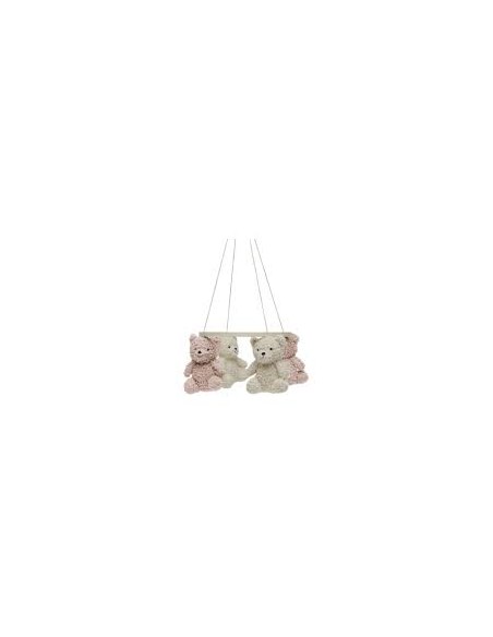 Mobile teddy bear wild rose/naturel - Jollein