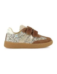Basket enfant en cuir yuzu lo scratch glitter  Shoo Pom | Basket à double scratch 2