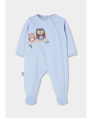 Grenouillere en velours pour bébé garçon -Boboli