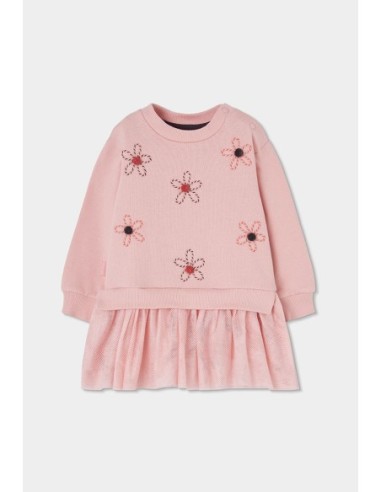Robe en molleton pour fille -Boboli