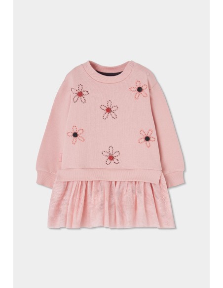 Robe en molleton pour fille -Boboli