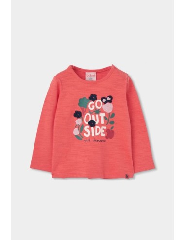 T-Shirt tricot flame pour fille - Boboli