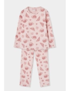 Pyjama en velours imprimé pour fille - Boboli