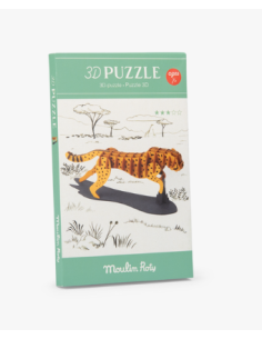 Puzzle 3D Guépard - Moulin Roty