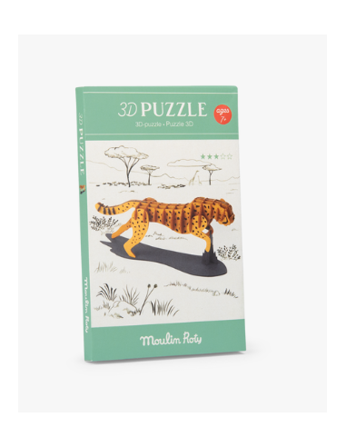 Puzzle 3D Guépard - Moulin Roty