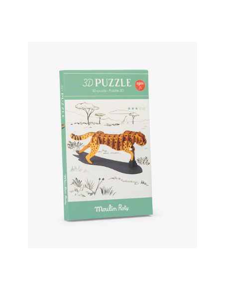 Puzzle 3D Guépard - Moulin Roty