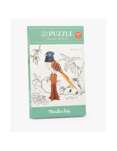Puzzle 3D Gobe-bouche de paradis - Moulin Roty