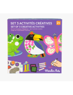 Set de 3 activités créatives - Moulin roty