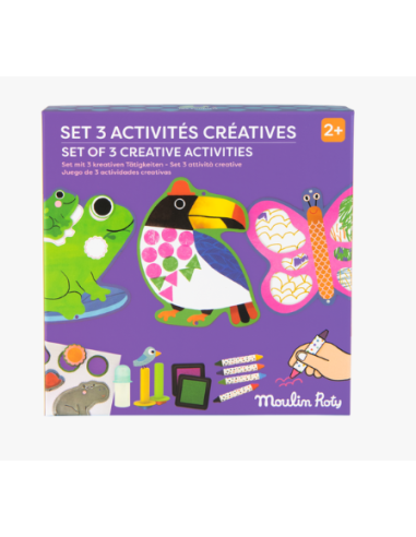 Set de 3 activités créatives - Moulin roty