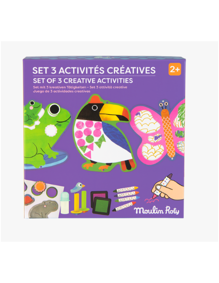 Set de 3 activités créatives - Moulin roty