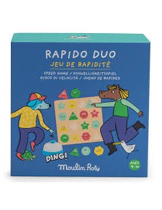 Rapido Duo Moulin Roty – Jeu de Rapidité en Bois Dès 4 Ans