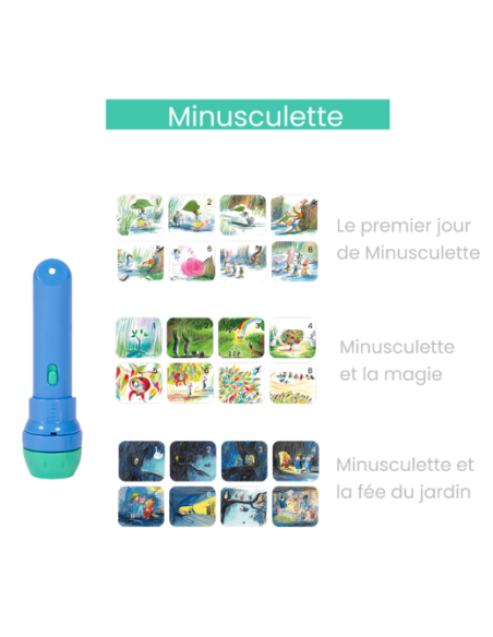 Lampe à histoires Minusculette - Moulin Roty