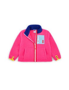 Veste Polaire Fuchsia Enfant – Hello Hossy | Sherpa Douce et Chaude