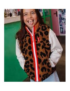 Veste Polaire Sans Manches Léopard Enfant – Hello Hossy