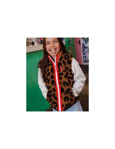 Veste Polaire Sans Manches Léopard Enfant – Hello Hossy