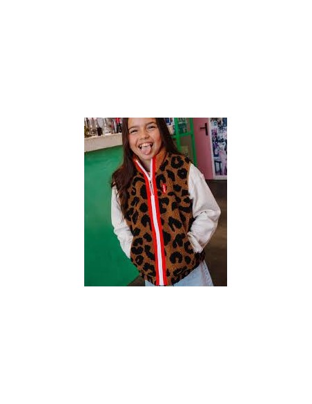 Veste Polaire Sans Manches Léopard Enfant – Hello Hossy
