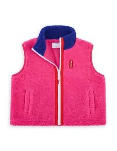 Veste Polaire sans manches Fuchsia - Hello Hossy