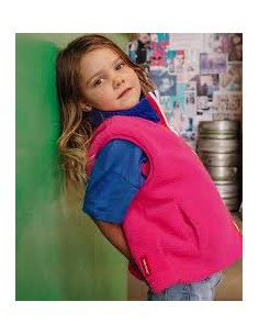 Veste Polaire sans manches Fuchsia - Hello Hossy 2