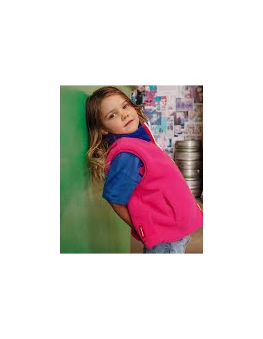 Veste Polaire sans manches Fuchsia - Hello Hossy