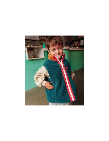 Veste Polaire sans manches Duck Blue - Hello Hossy