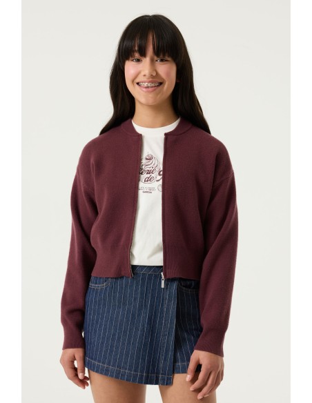 Gilet black cherry - Garcia