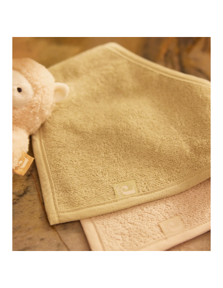 Bavoir bandana matcha /sable - Jollein