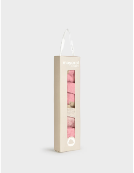 Set 4 paires de chaussettes rose - Mayoral