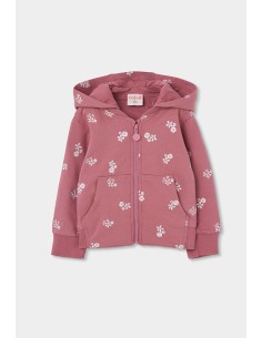 Gilet rose broderies Boboli 344023