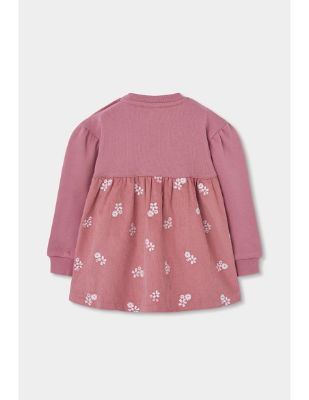 Robe rose broderies - Boboli