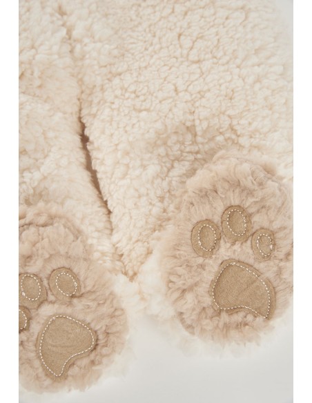 Grenouillère simili fourrure pour bébé -Boboli