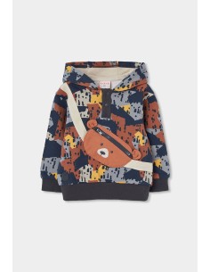 Sweat molleton militaire Boboli 534002