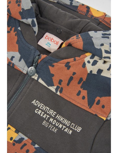Veste en molleton militaire  - Boboli