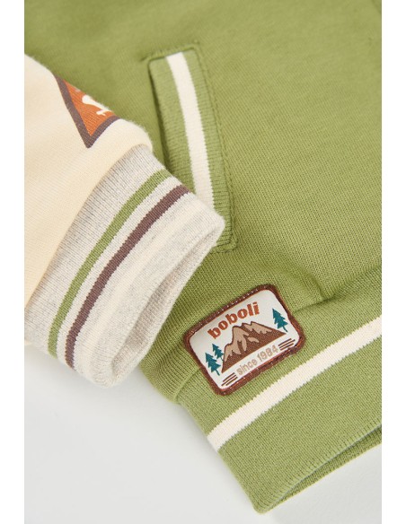 Veste en molleton vert  - Boboli