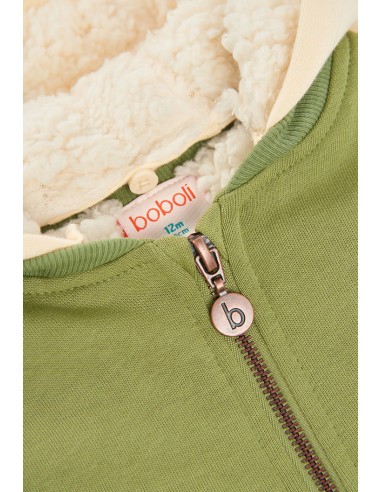 Veste en molleton vert  - Boboli