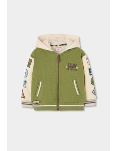 Veste molleton vert boboli  514167