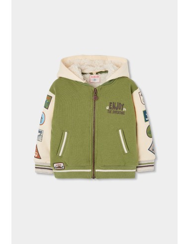 Veste molleton vert boboli  514167