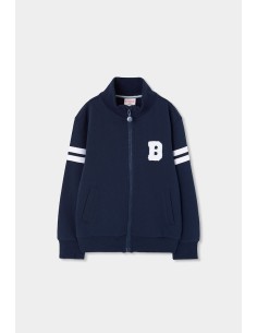 Veste molleton bleu marine Boboli 844118