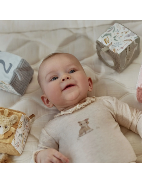 Blocs Sensoriels en Tissu – Little Farm – Little Dutch | Jouet d’Éveil Bébé dès la Naissance