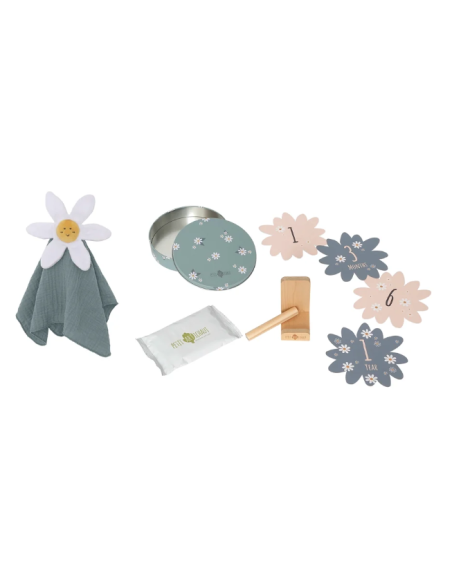 Coffret naissance Daisy blue - Petit artichaut