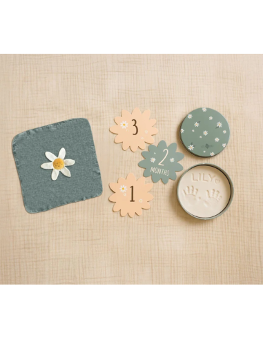 Coffret naissance Daisy blue - Petit artichaut