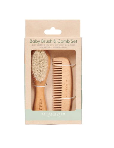 Ensemble brosse et peigne bébé - Little dutch
