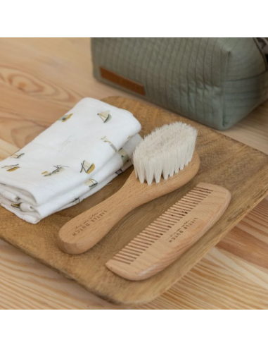 Ensemble brosse et peigne bébé - Little dutch