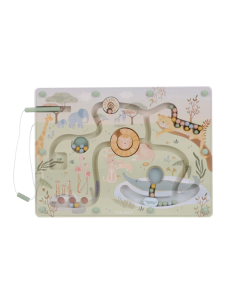 Labyrinthe magnétique bois Safari friends - Little dutch