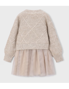 Robe en tricot nœuds combinés - Mayoral 2