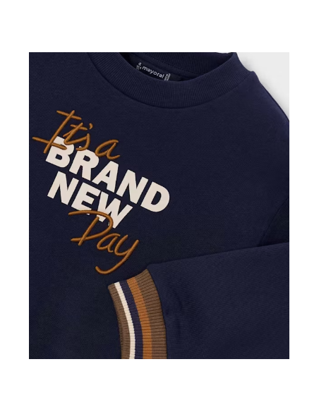 Sweat brodé garçon - Mayoral