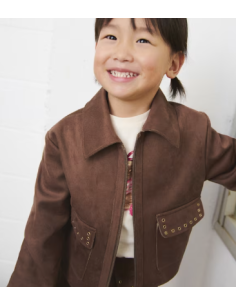 Veste effet daim fille - Mayoral