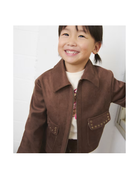 Veste effet daim fille - Mayoral